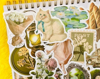 50 Pinterest Aesthetic Stickers, Green Coquette Sticker Pack, Green Aesthetic Kindle, Kindle Stickers, Junk Journal, Laptop Decals