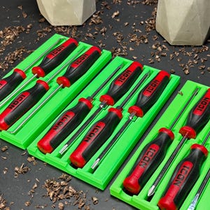 ICON Mini Screwdriver, Torx, Pick & Hook Organizer, Magnetic base