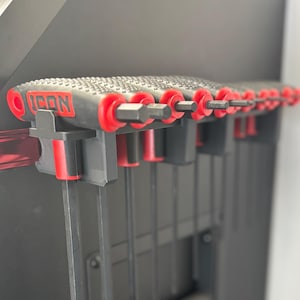 ICON T-Handle Hex & Torx Key Organizer for OLSA Rail (NOT included), Tool Tray/Holder/Organizer/Storage/Space Saving