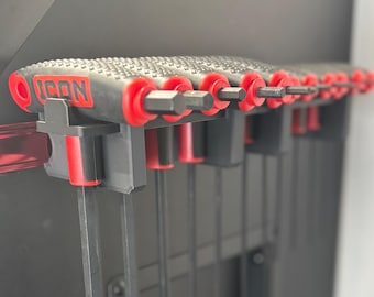 ICON T-Handle Hex & Torx Key Organizer: Compact Tool Storage