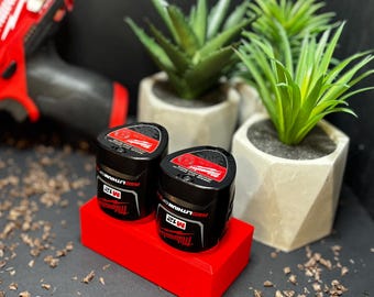 MILWAUKEE M12 Red Lithium CP 2.0 Battery Organizer, Magnetic base