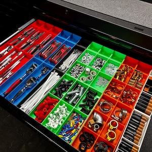 Organizador magnético BIN de alta resistencia, múltiples configuraciones