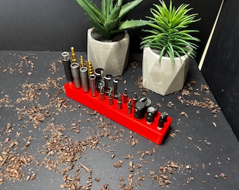 1/4 DRIVE BIT Organizer, Magnetic base