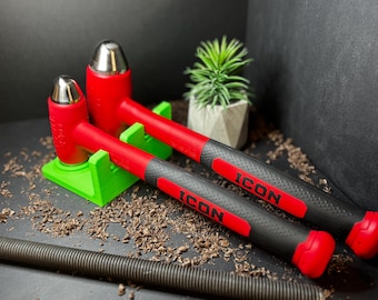 ICON Ball Peen Dead Blow Hammer Organizer, Magnetic base