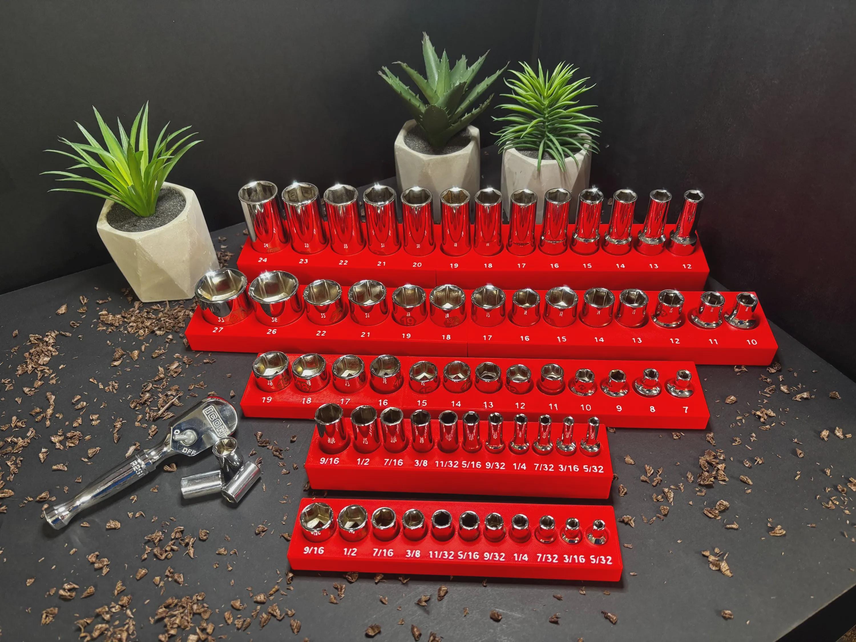 DIGITAL STL FILE - Icon Socket Organizer, Magnetic Base - Etsy