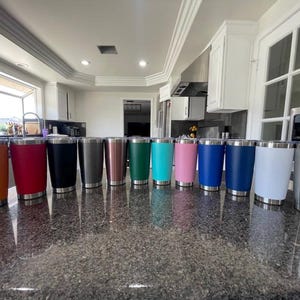 Custom Engraved Metal Tumbler – Personalized Logo or Name – Business Promo, Corporate Gift, Wedding, Birthday, Bulk  Available