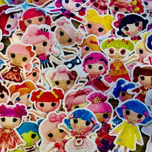 Hand-Cut Glittery Lalaloopsy Mystery Sticker Pack