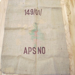 destash sale - burlap coffee bag