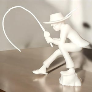Sampei Harsenbeeldje | 3D-geprinte anime-miniatuur | Verzamelbaar manga-karakterbeeldhouwwerk | Bureau Fan Art