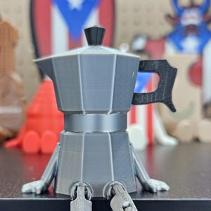 Larger Puerto Rican Figurines 4&quot; Inches –Cultural Decor – 3D Printed Boricua Gift Idea