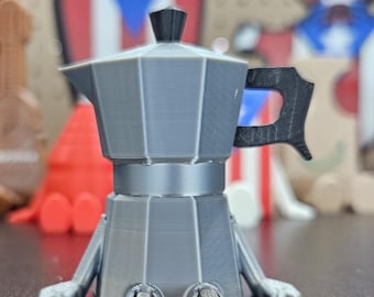 Larger Puerto Rican Figurines 4&quot; Inches –Cultural Decor – 3D Printed Boricua Gift Idea
