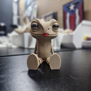 The Coqui 2" inches and Puerto Rico inspired 3D printed Unique music instruments souvenirs Coqui Lipstick