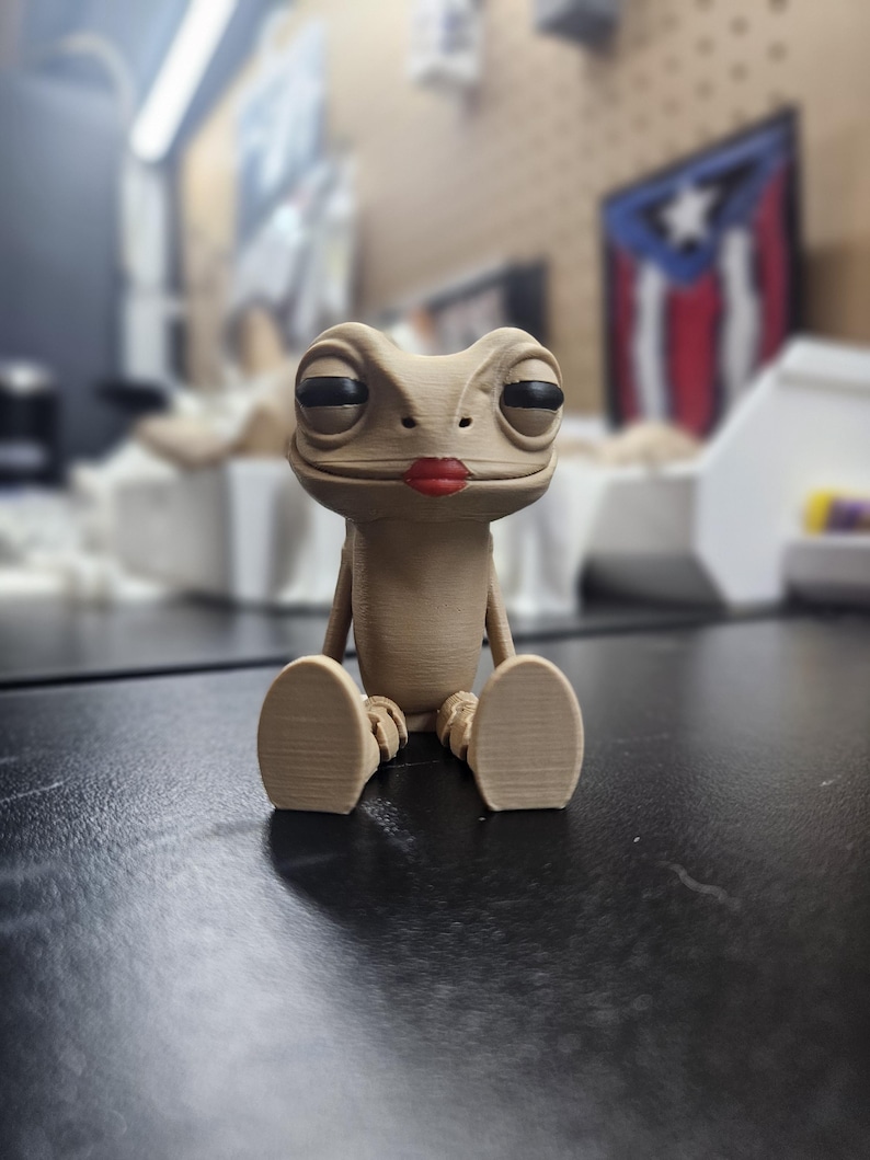 The Coqui 2" inches and Puerto Rico inspired 3D printed Unique music instruments souvenirs Coqui Lipstick