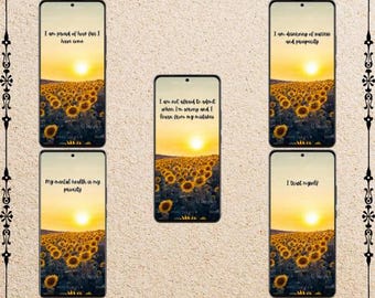 Afirmaciones positivas: paquete de 30 GIF animados de afirmaciones