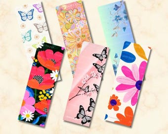 Paquete de imágenes PNG de marcapáginas imprimibles