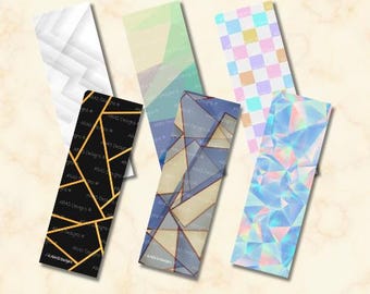 Paquete de imágenes PNG de marcapáginas imprimibles