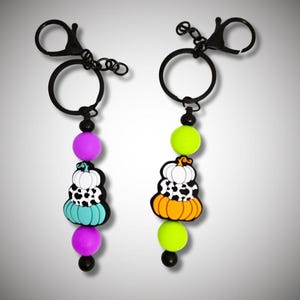 Halloween Beaded Keychain