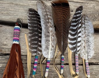 Handcrafted Beaded Accesories- Peyote Stitched#smudge #traditional #feather #keychain #car.accessory #home.decor #graduate #gift.ideas4women