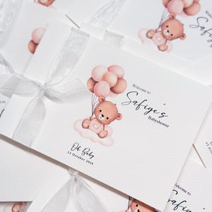 Carte da tavolo per bambina