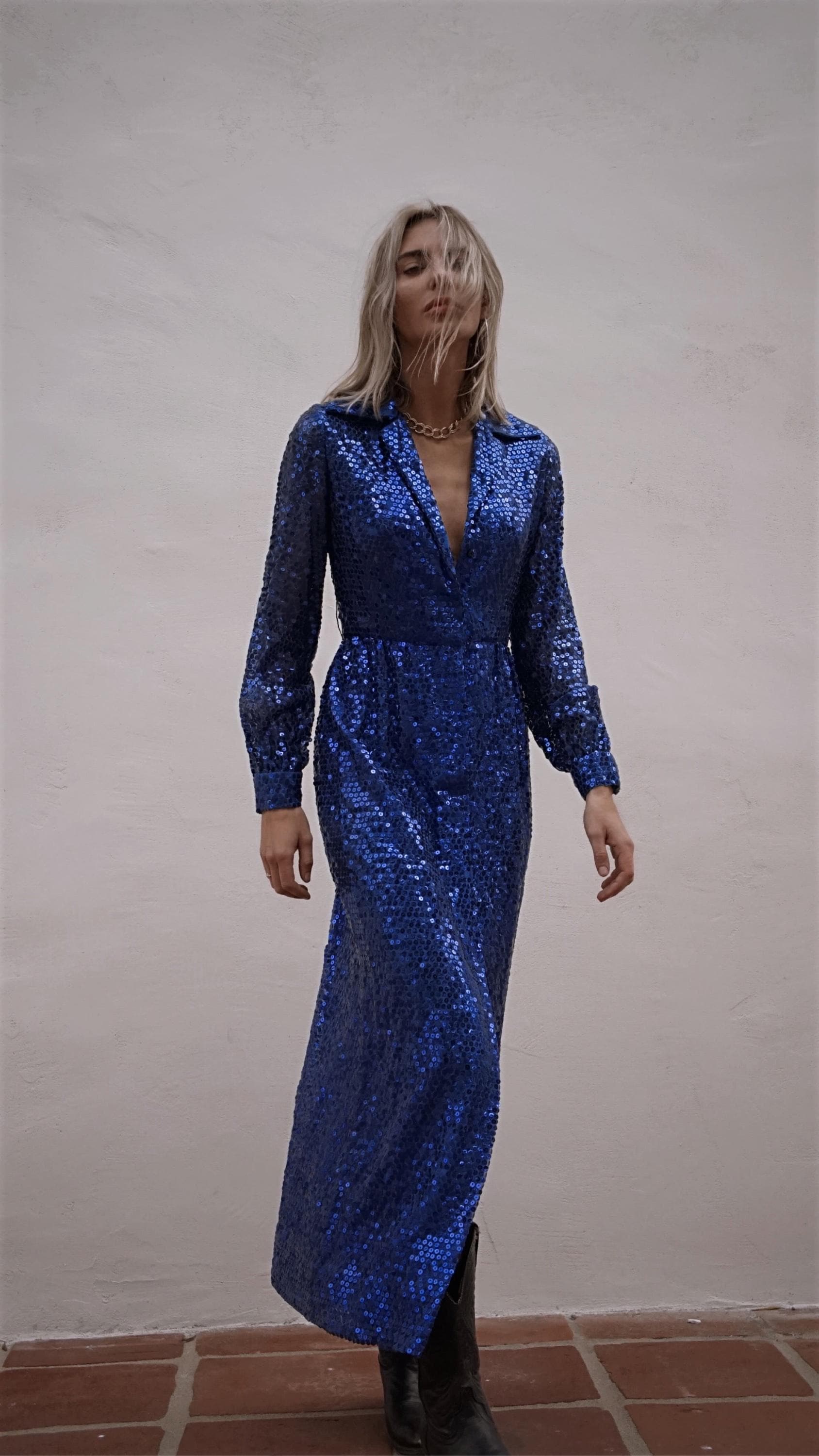 Blue Disco Dress - Etsy Canada