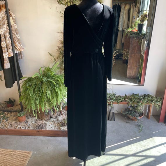Vintage Bill Blass Neiman Marcus Velvet Dress - Etsy Israel