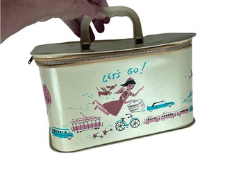 1950s Girl Scout Brownie Let’s Go travel bag