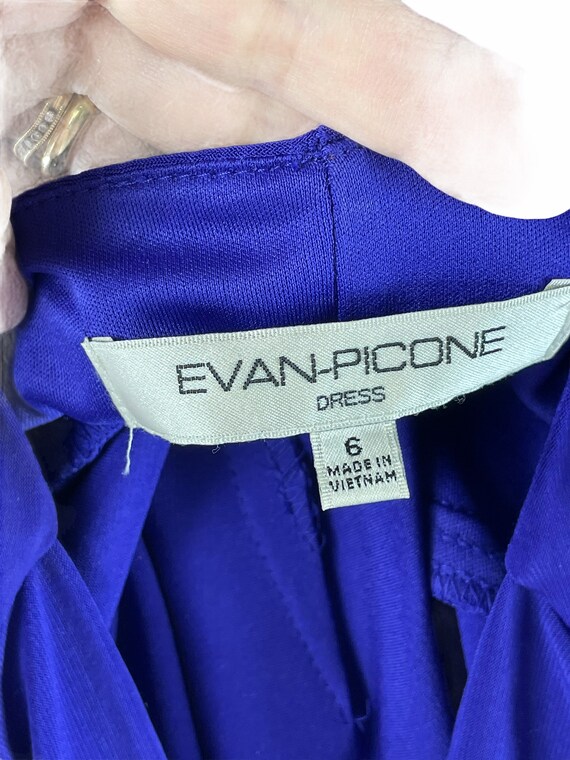 evan picone blue dress New Evan-Picone Cobalt Blue Dress