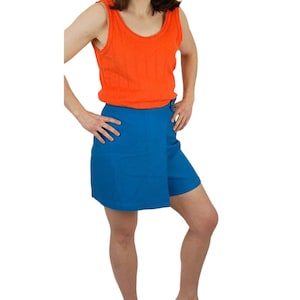 Blue 60s Mini Skort