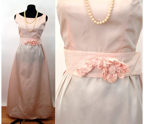 pink taffeta bridesmaid dress