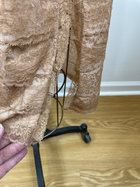 1960s lace half slip in beige Size M Gem