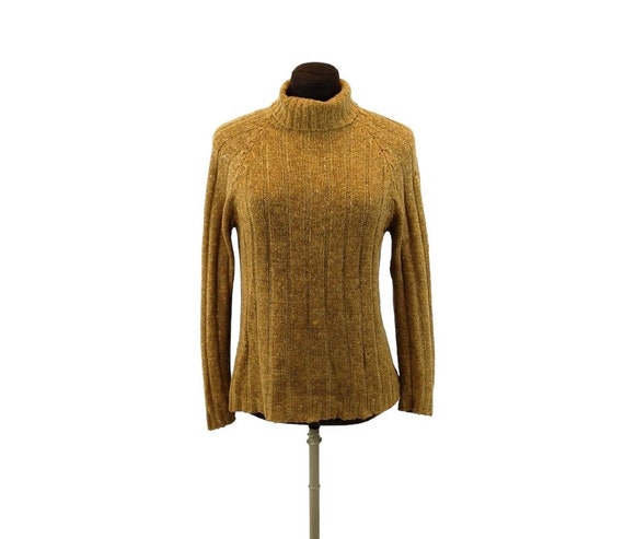 Colorfleck ribbed turtleneck sweater deals