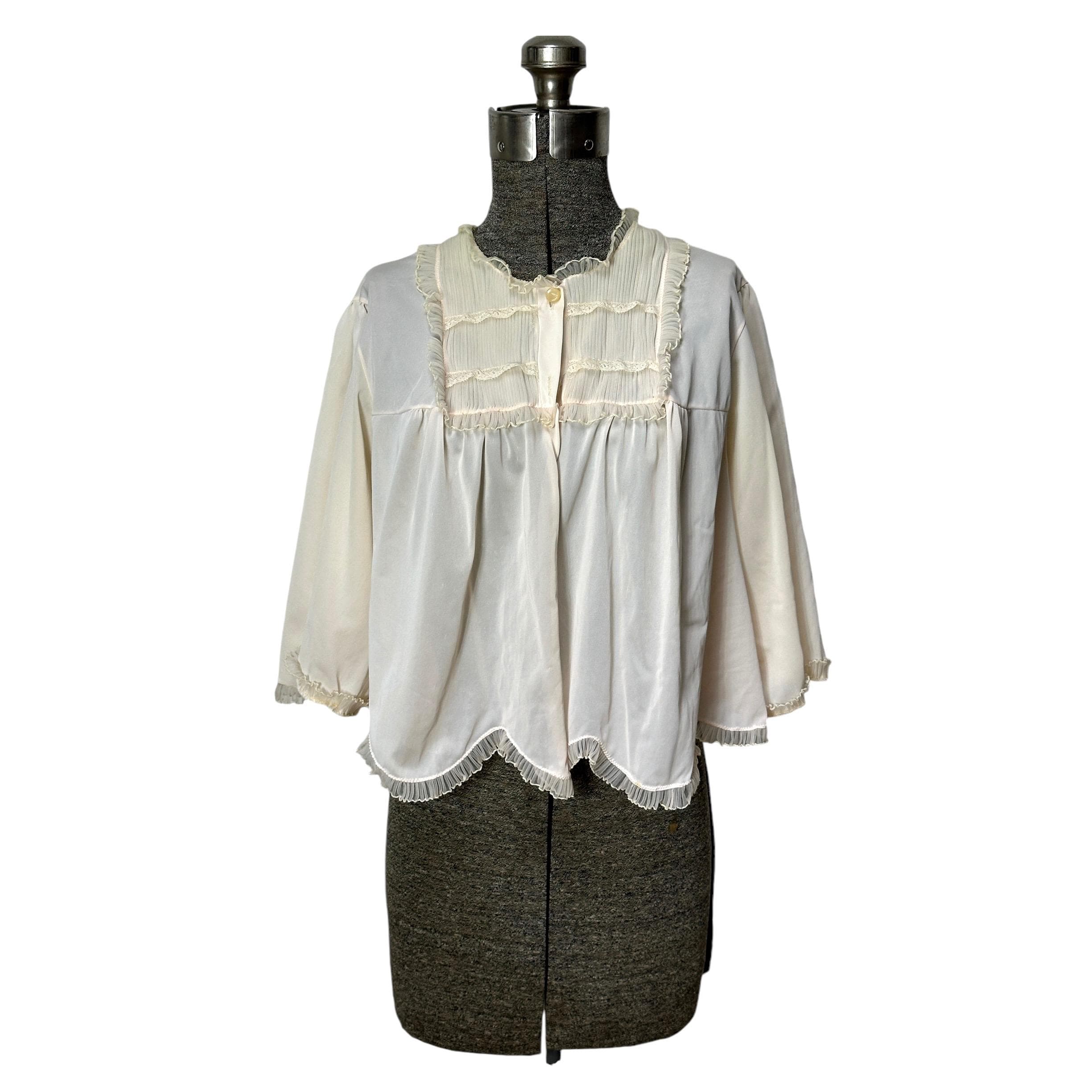 ジャケット・アウター 19th Silk Bed Jacket Size XXS Silk 1930s Bed Jacket – DEAR GOLDEN
