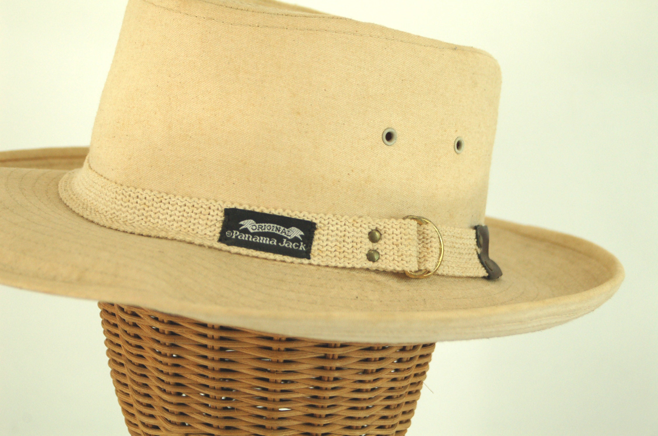 Vintage Original Panama Jack Hat Canvas 