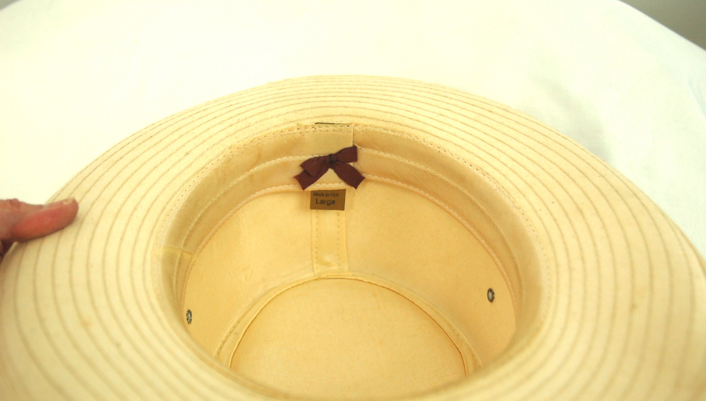 Vintage Original Panama Jack Hat Canvas 