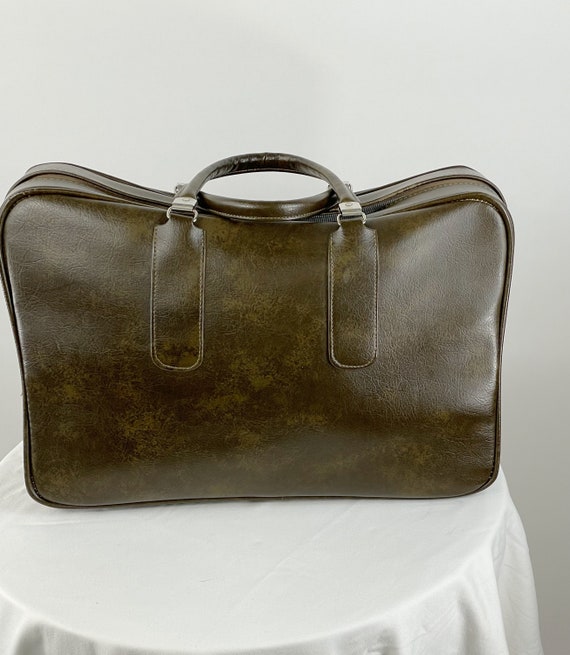 1970s 70s Samsonite soft faux leather Naugahyde s… - image 4