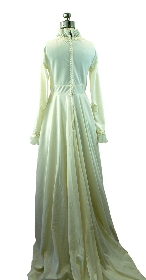 1970s wedding gown dress Edythe Vincent for Alfre… - image 5