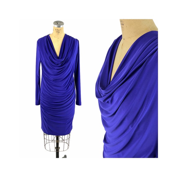 evan picone purple dress Evan Picone Dresses | Evan Picone Blouson Dress Size 10 Vibrant Purple Combo Original Price 99.00 Nwt | Color: Black/Purple