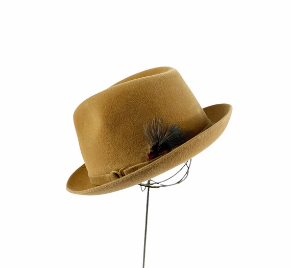 1950s Wool Felt Fedora With Box by 