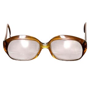 1970s Playboy 1024 Eyeglasses Frame Germany Honey Amber color