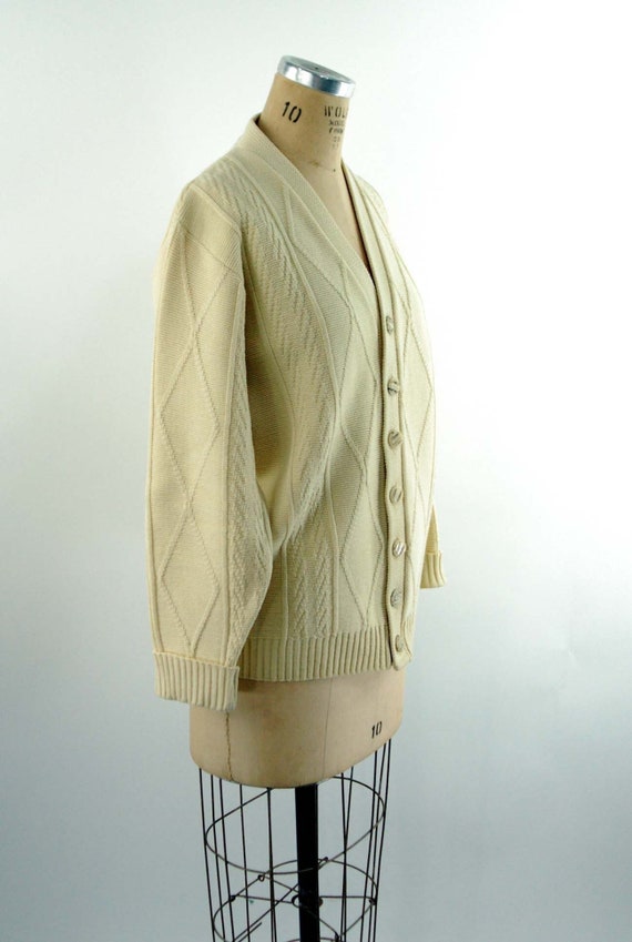 BIXENTE CREAM CABLE-KNIT WOOL SLEEVELESS CARDIGAN