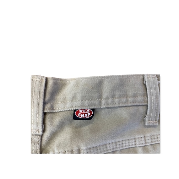 1970s mens khaki cargo pants by Red Snap Size 32/… - image 5