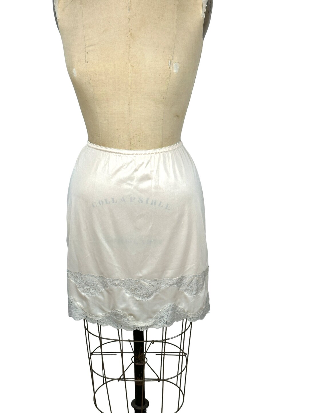 1960s Short Half Slip Mini Skirt Slip Nylon and Lace Size S/M Etsy