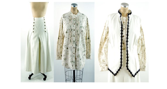 Victorian riding outfit cycling ensemble wide leg