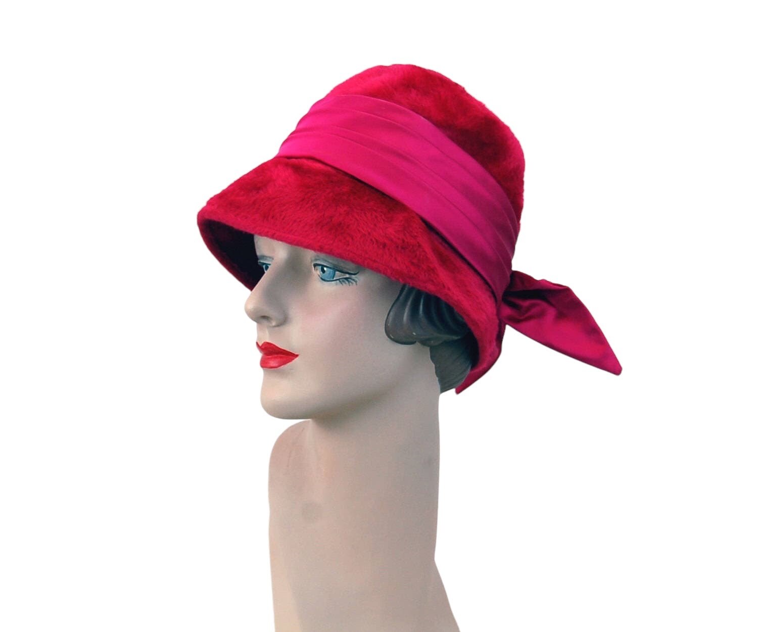 Amy New York Faux Fur & Wool Cloche Amy faux fur – Dekelle main image 2