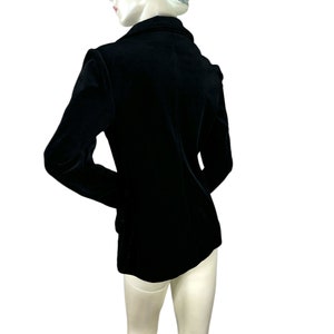 1970s velvet blazer by R&K Knits Size M image 3