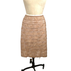 1960s lace half slip in beige Size M