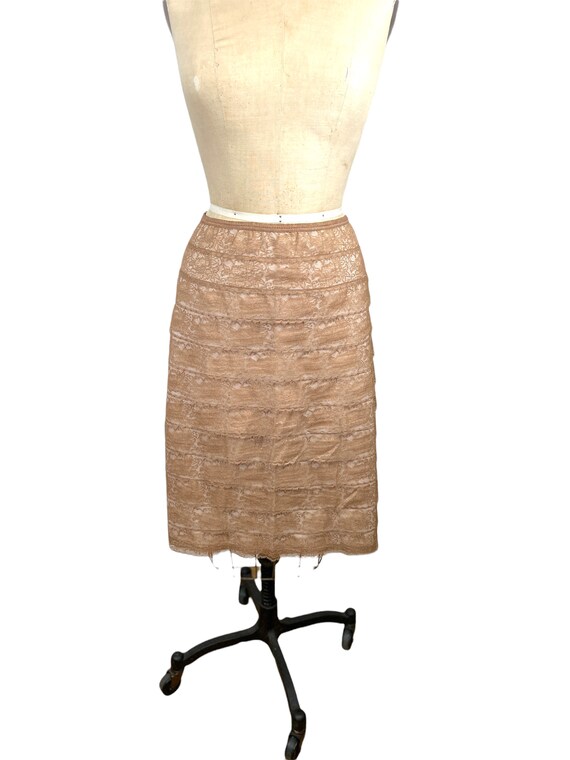 1960s lace half slip in beige Size M Gem