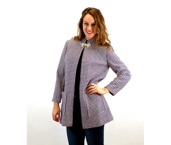 old navy houndstooth coat