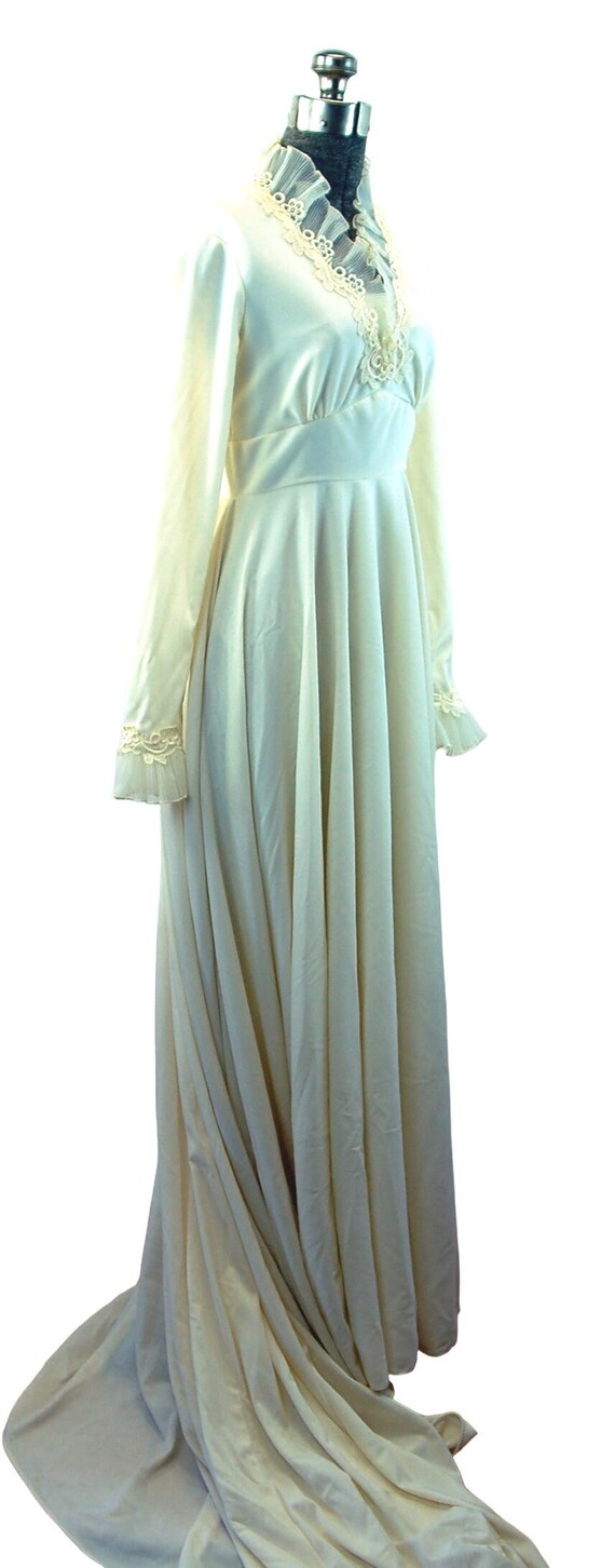 1970s wedding gown dress Edythe Vincent for Alfre… - image 4