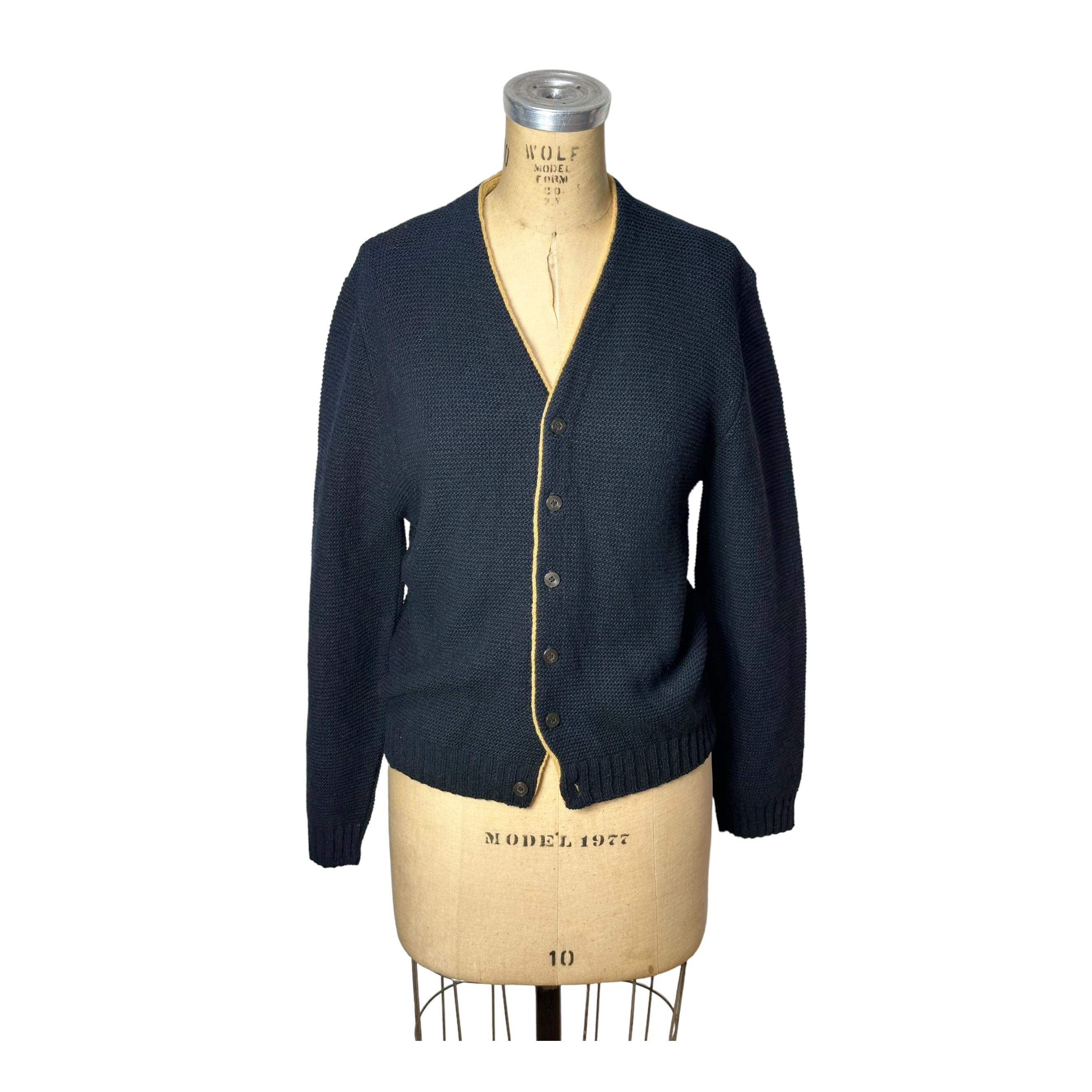 1960s Mens Cardigan - Etsy